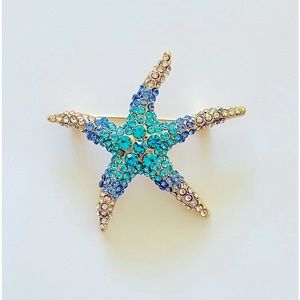 Starfish Ladies Brooch
